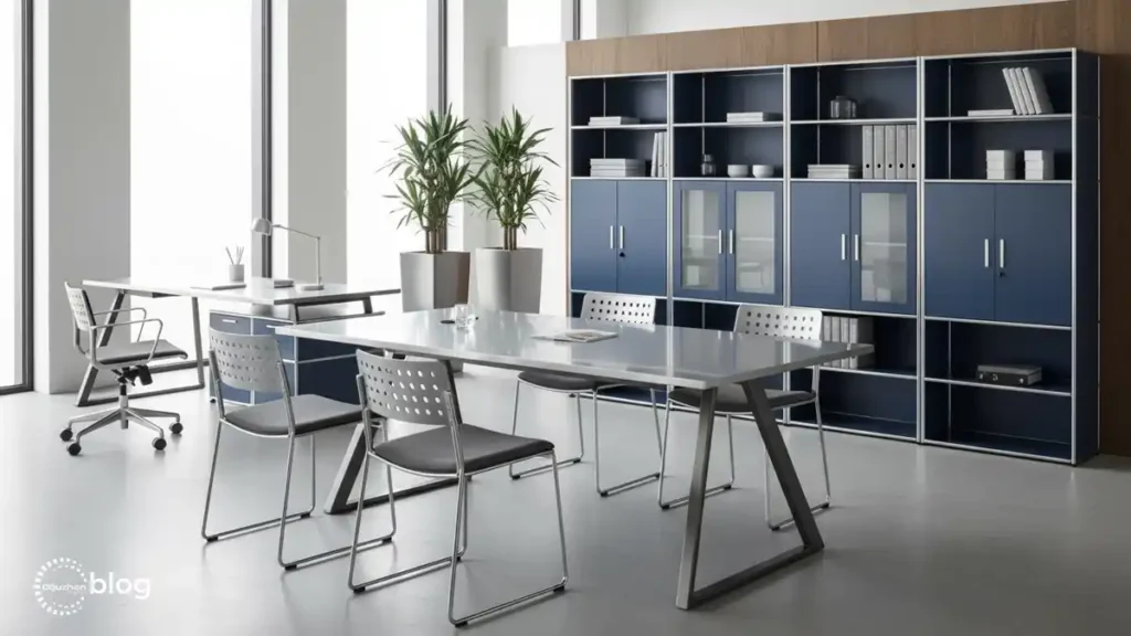 Metal Mobilya Kullanım Alanları: Ofisten Fabrikaya Uzanan Dayanıklı Çözümler